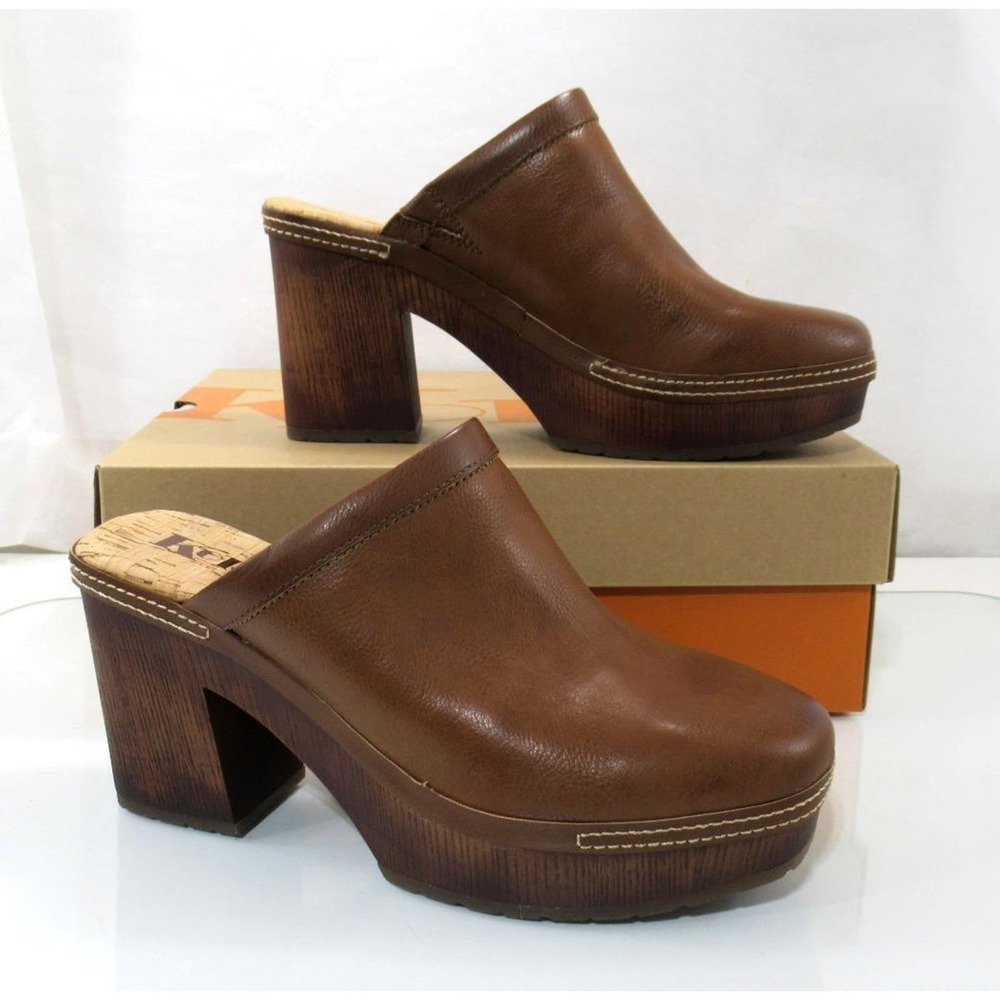 Women's Korks Lori Platform Block Heel Clog Mule … - image 3